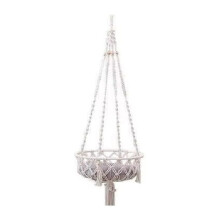 Balançoire pour Chat en Macramé Bohème - Tapisserie en Coton Tissé à la Main pour Décoration Murale de Chambre à Coucher, Tapis Inclus