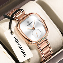 (EU-783 rose gold white steel belt model (EU standard)) Luxury Women Watch New Waterproof Casual Quartz Wristwatch