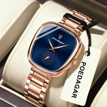 (P783 rose gold blue surface steel belt model) Premium Luxury Women Watch New Waterproof Casual Quartz Wristwatch