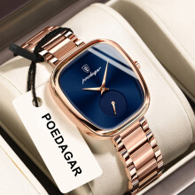 (EU-783 rose gold blue surface steel belt model (EU standard)) Premium Luxury Women Watch New Waterproof Casual Quartz Wristwatch