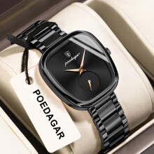(EU-783 black shell and black surface steel belt model (EU standard)) Luxury Women Watch New Waterproof Casual Quartz Wristwatch