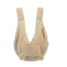 Sac de Poitrine D'Hiver pour Animaux de Compagnie, Sac de Capacité pour Chien et Chat, Sac Portable Imperméable et Coupe-Vent pour Animaux de