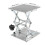 2X Laboratory Lift Stand, Lab Jack Scissor Stand Platform, Table Lifting Jack Platform Expandable Table Height Range 6