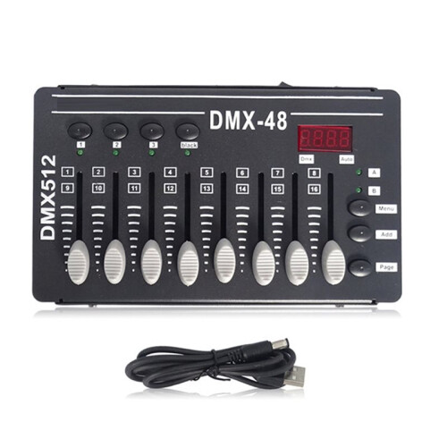 2X Light Console DMX-48 Controller Bar KTV Moving  Light Controller Dimming Console Stage Lighting Equipment 1