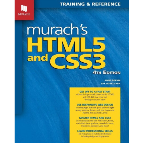 Murachs Html5 and Css3 4th Edition by Anne Boehm Paperback Book