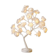 16 Color Changing Rose Tree Lamp W/ Remote Table RGB Lights Bedroom Night Lamp