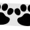 2pcs PVC Dog Paw Sticker for Car 1