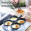 4-Hole Frying Pan Non Stick Breakfast Burger Egg Pancake Maker Multifunction Hamburger Steak Pan 3