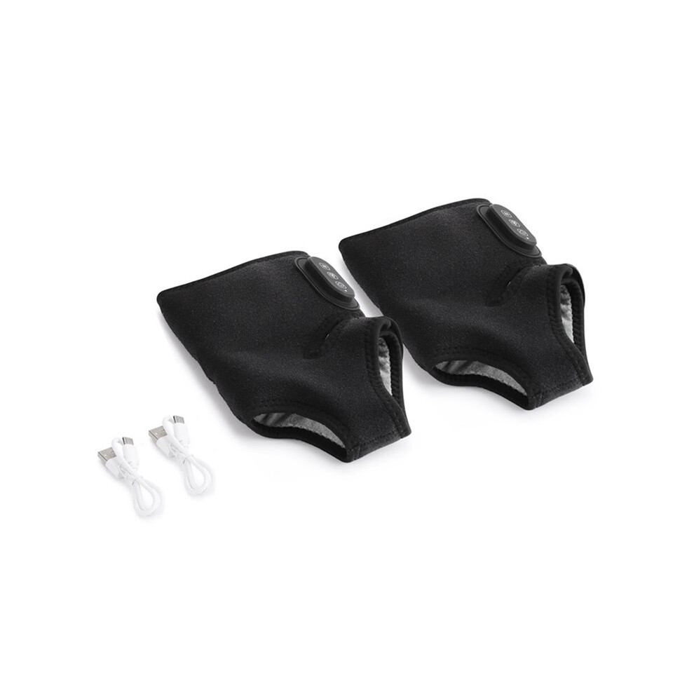 Cordless Heated Ankle Compression Wrap, 3 Heating Levels & Vibration Therapy with  App Control, Heating & Massage