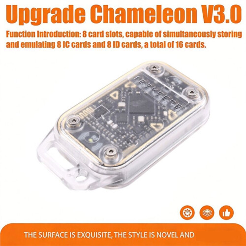Chameleon V3.0 RFID  Chip Reader ID IC Tag Copyer NFC Reader Writer  Card Emulator+5XUID/CUID Keychain