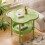 Table Side Coffee Table Double Layer Table with Storage Side Table Easy to Assemble for Small Spaces Bedroom White 8