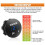 Battery Voltage Meter,  12V Waterproof Voltage Meter Tester, LED Digital Display Voltage Gauge Meter 2