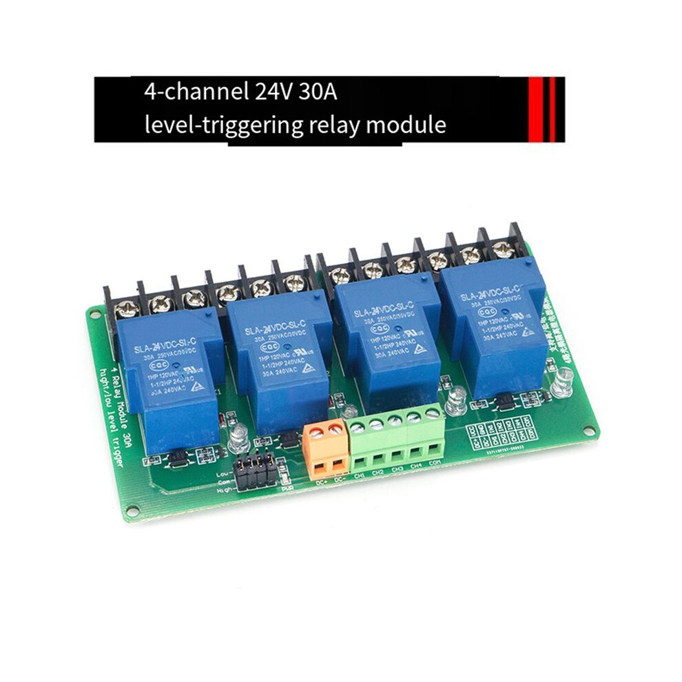 5V 4 Channel 30A Relay Module For Plc Intelligent Control & Industrial Automation 4712181052766