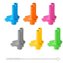 12pcs for Zak Designs Kelso 15oz Replacement Bite Valve Set with Cleaning Brush for Water Cup Anti Overflow Plug