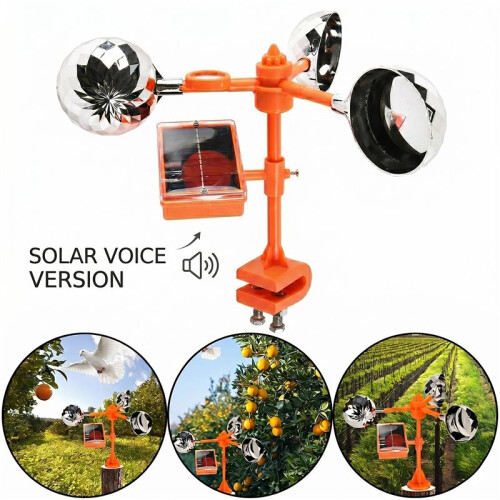 Solor Bird Deterrent Reflective Scare Seagulls Scarer  Bird Device Garden 1