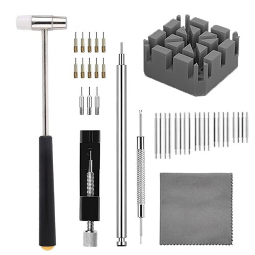 39 in 1 Watch Link Removal Tool Kit, Bracelet Adjustment, Replacement and Resizing, Watch Strap Link Remover, 1