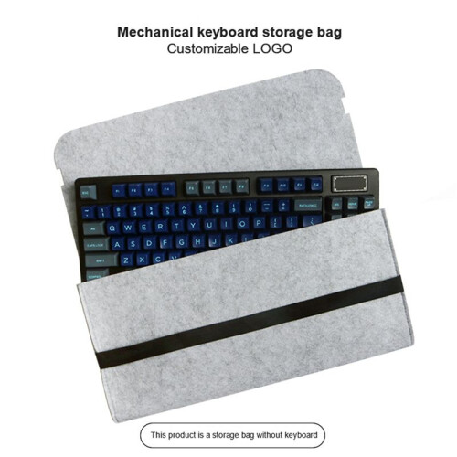 2X Mechanical Keyboard Bag, Simple, Comfortable, Portable, Dust-Proof and Wear-Resistant Practical Storage Bag(68 Key) 1