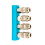 2/3/4 Ways EU Type Pneumatic Manifold Splitter Coupler Quick Fitting Air Gas Pump Compressor Connector 4 Ways 2