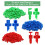 600 Pcs Misting Nozzle Sprayer 90/180/360 Degree Atomizing  Sprinklers Drip Ring Irrigation Emitters Nozzle 3