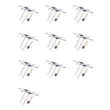 10X XR4 Gemini-X Dubbelband ELRS-Mottagare 2.4GHZ/SUB-G 900MHZ RX med T-Typantenn för RC FPV-Drönare