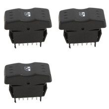 3X para Dacia Logan 2004-2014 Janela de Energia Elétrica Interruptor Único Luz de Fundo Laranja 60015-46816 6001546816