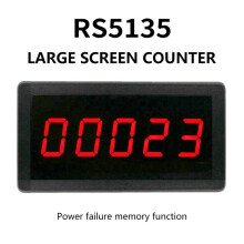 3X RS5135 5 Digits Electronic Counter DC12-24V 0-99999 LED Digital Panel Meter Totalizing Type Electronic Counter