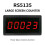 3X RS5135 5 Digits Electronic Counter DC12-24V 0-99999 LED Digital Panel Meter Totalizing Type Electronic Counter 4
