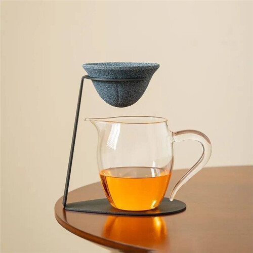 Ceramic Coffee and Tea Filter Cup - Microporous Reusable Strainer for Kitchen Brewing 2