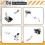Car Headlight Level Sensor CV61-13D036-AA CV6113D036AA for   MK2 2012-2019 7