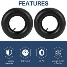 8 PCS 4.10/3.50-4 Inch Inner Tube Tire for Hand Truck, Dolly, Hand Cart, Garden Cart, Lawn Mower,4.10-4 Replacement Tube