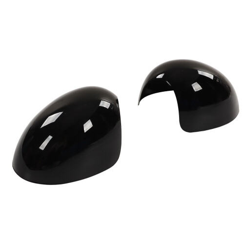 Glossy Black Door Mirror Covers Pair for Mini