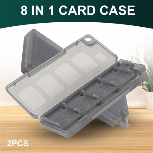 Black 8 In 1 Game Card Memory Card Case For  PS Vita 1