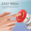 Red Mushroom Cap 1NO 1NC DPST Emergency Stop Push Button  AC 660V 10A 3