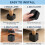 Furniture Risers, Square Stackable Bed Raisers with Nonslip Bottom for Table Desk Couch Chair Sofa 3