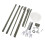 2X Industrial Metal Sewing Machine 5 Spool Thread Stand Holder with Heavy Duty Plastic Base 7