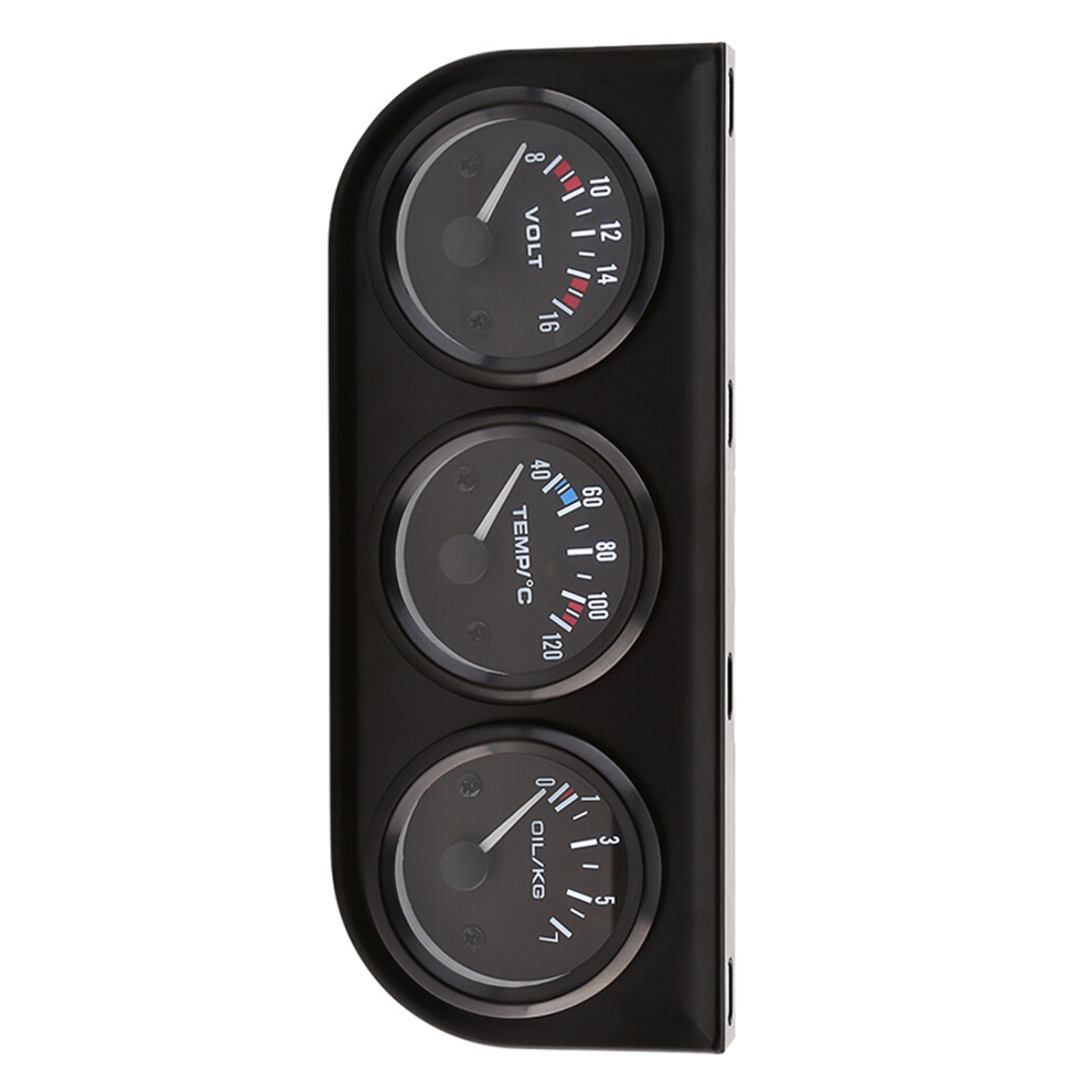 52Mm 3-In-1 Gauge Set: Voltmeter, Temp & Oil 7293282122215