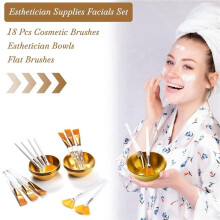 36-Teiliges Kosmetiker-Set für Gesichtsbehandlungen, Masken, Kosmetik-Applikatoren für Frauen, Gesichtsmasken-Mischset, Gesichtswerkzeuge