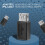 Black USB 2.0 Type A Female to Micro-USB B Female Adapter Plug Converter 2