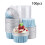 100Pcs 5Oz 125Ml Disposable Cake Baking Cups Muffin Liners Cups with Lids Aluminum Foil Cupcake Baking Cups- 4