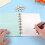 20 Pieces Gold Discs Binder Rings Plastic Book Binding Discs for Notebook and Planner Scrapbooking (Silver) 5