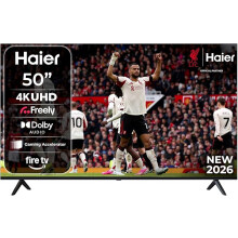 Haier 50" K85GUF 4k Ultra HD Smart TV with Fire TV, Freely, Dolby Audio, MEMC, Gaming Accelerator, HDR10, Bluetooth, HDMI 2.1