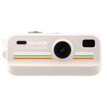 16x Zoom 2K HD Digital Camera Retro CCD 32G Portable Vlogging Keychain Camera Student-Friendly with Flash White