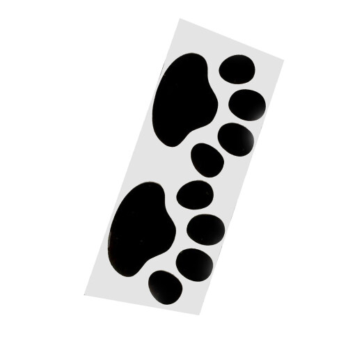 Paw Print Car Decal Sticker 2 Piece Set 2