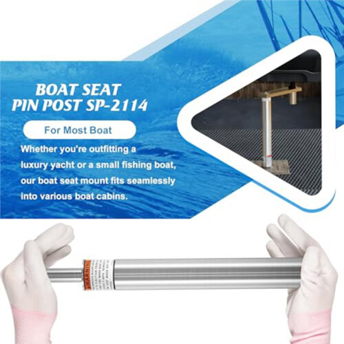 3/4" Bootssitz-Pin-Post, Marine Bootssitz-Podestbasis-Post Zur Montage Von Bootssitzen Bootssitz-Verlängerungs-Post-Pfosten 11 Zoll 2