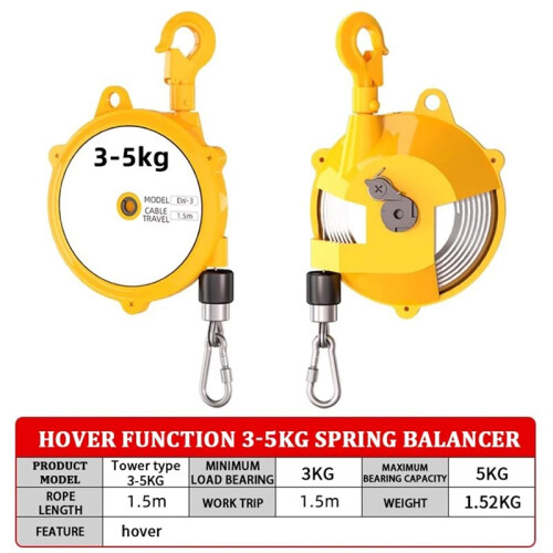 Spring Balancer Retractable Tool Holder Holding Equipment Balancer for Construction Site, Factory, Workshop Hanging Work 2