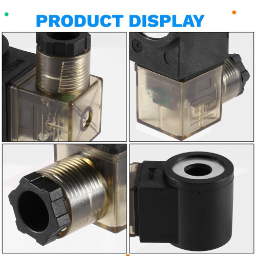 24V 3-Poliger Magnetventil-Spulenstecker 6306024 für HydraForce-Impulsventile 1