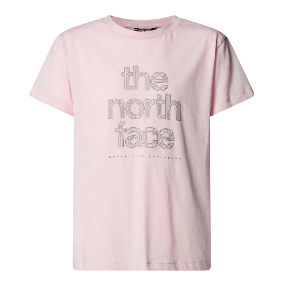 The North Face (7-8 Years, Blossom) Childrens/Kids Logo Reflective Regular T-Shirt Multicoloured