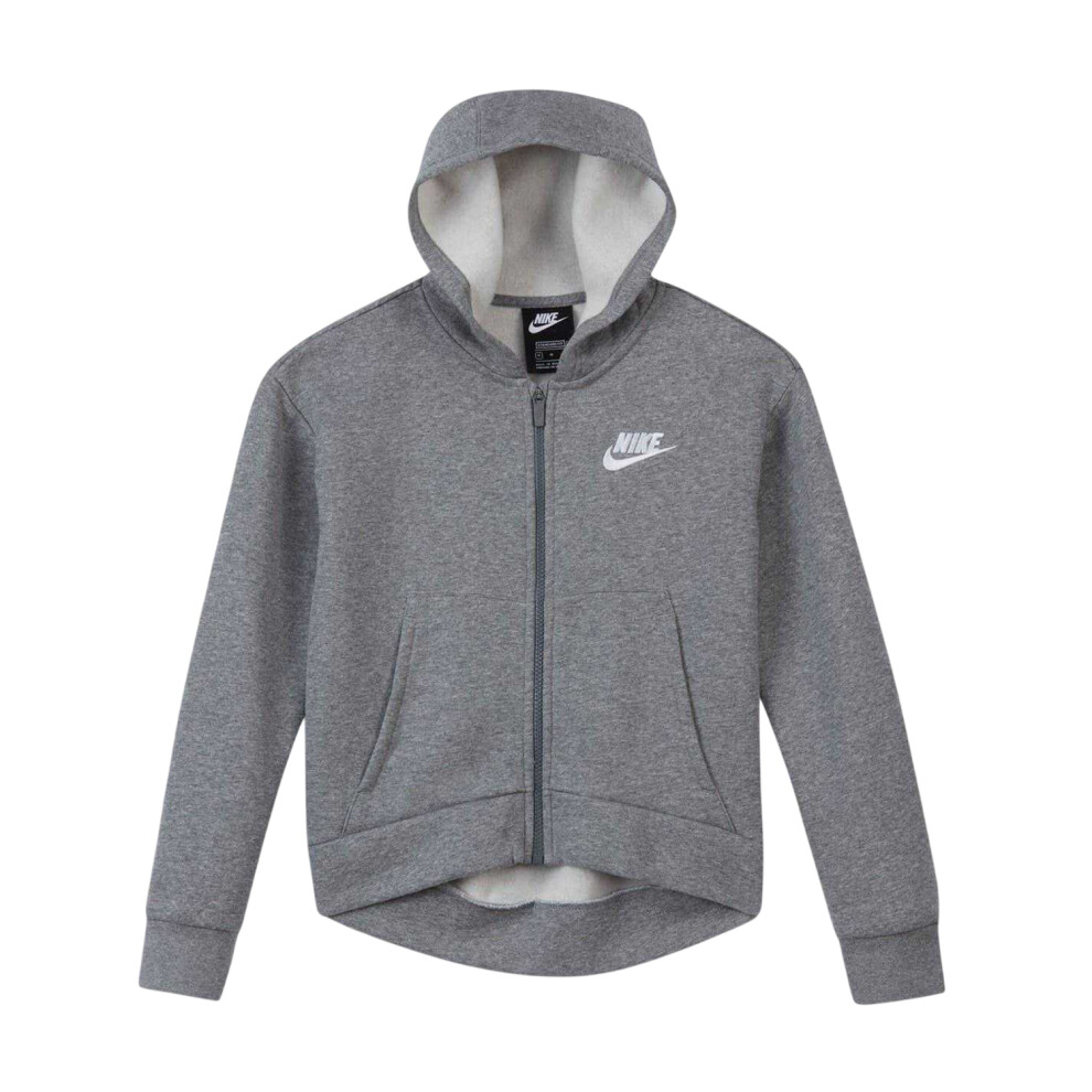 Nike Girls Sportswear Club Fleece Full Zip Hoodie
