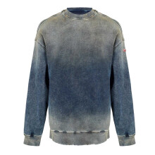 Diesel Mens Krib Ne Distressed Sweatshirt