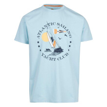 (S, Seafoam) Trespass Mens Cedarf Lettering Crew Neck T-Shirt